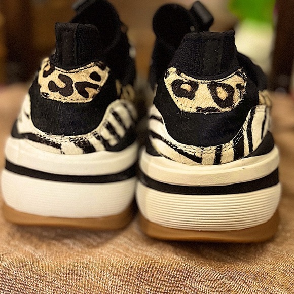 Mark Nason Mixed Fur Print Griller Sneaker - Picture 9 of 11